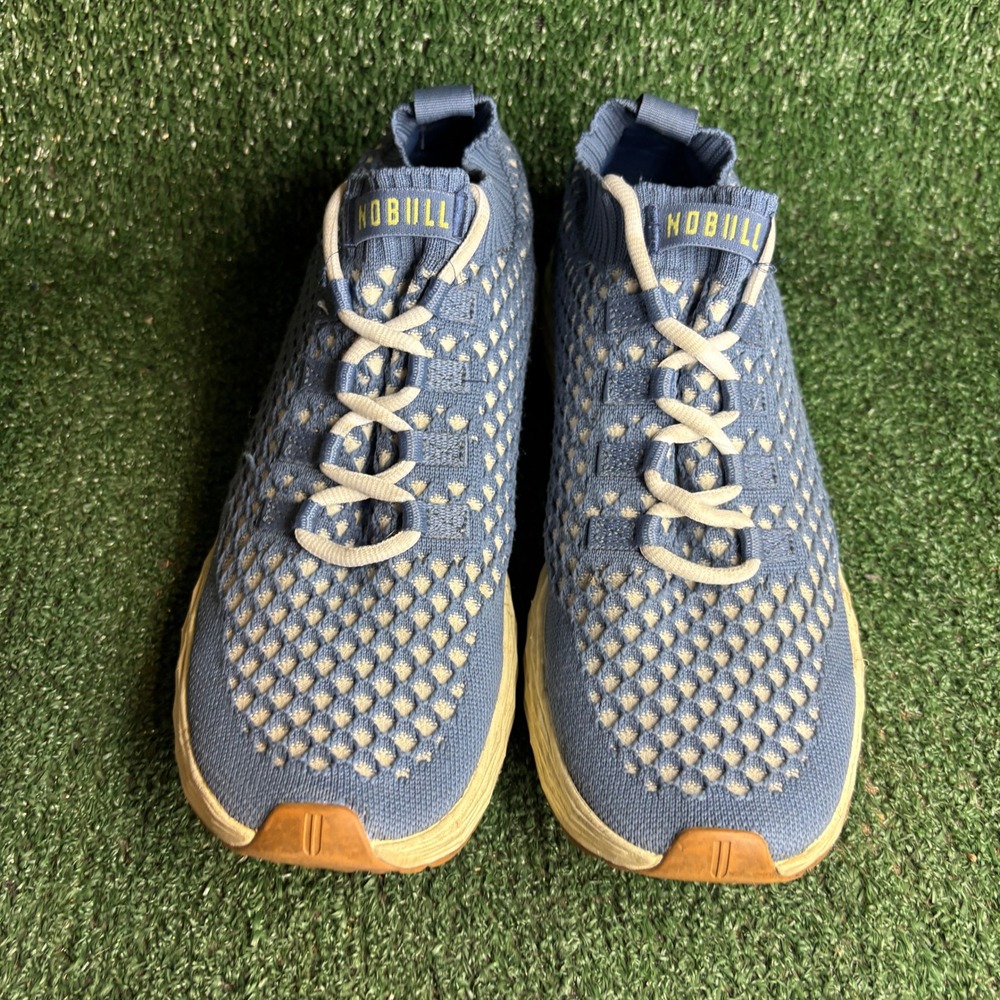 NOBULL Mesh Runner Breathable Knit Athletic Training Shoes Blue White Mens Sz 10 - Picture 2 of 9